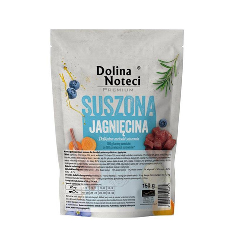 Karma suszona dla psa Dolina Noteci Premium jagnięcina 150 g sklep