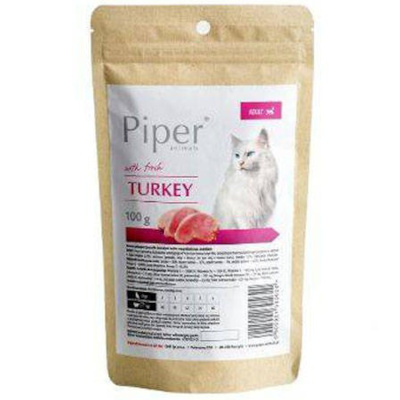 Karma sucha dla kota Piper Animals z indykiem 100 g