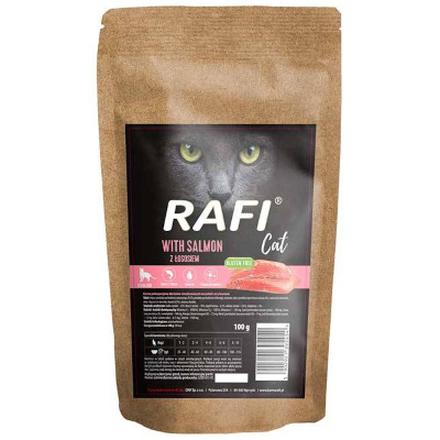 Karma sucha dla kota Rafi Cat Sterilised z łososiem 100 g