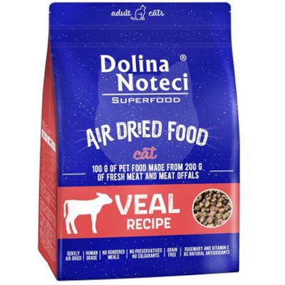 Dolina Noteci Superfood danie z cielęciny karma suszona dla kota 1 kg