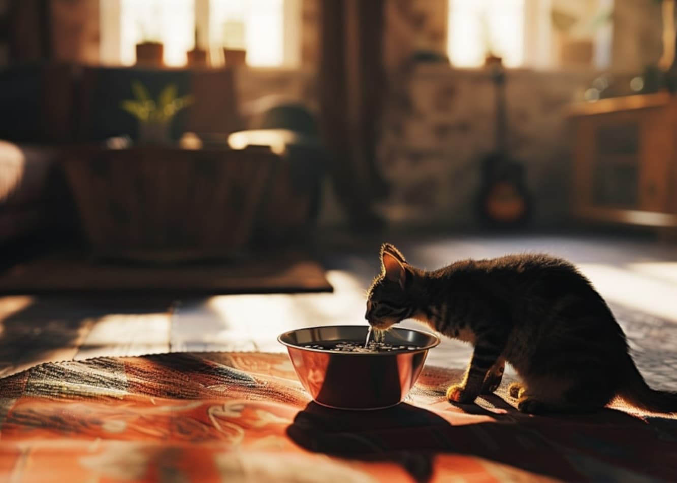 Woda dla kota - czy kot może pić wodę?