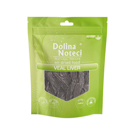 Dolina Noteci Natural Treats Veal Liver wątroba cielęca przysmak dla psa 150 g