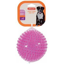 Zolux TPR Pop Zabawka dla psa piłka z kolcami różowa 13 cm