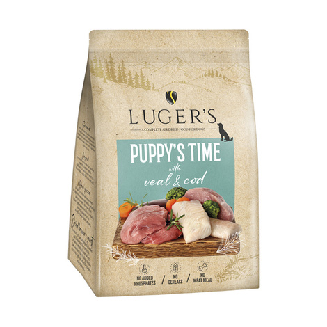 Luger’s Puppy's Time karma suszona dla psa szczeniaka cielęcina i dorsz 3 kg