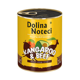 Mokra karma dla psa Dolina Noteci Superfood kangur i wołowina puszka 800 g