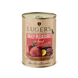 Karma mokra dla psa Luger's Daily Pleasures z wołowiną i ziemniakiem 400 g