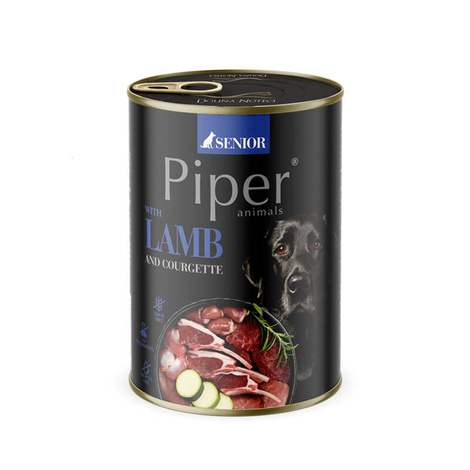 Piper Animals Senior Mokra karma dla psa z jagnięciną i cukinią 400 g