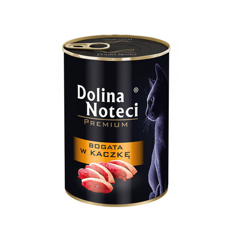 Mokra karma dla kota bogata w kaczkę Dolina Noteci Premium 400 g