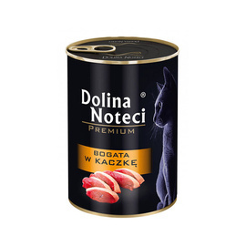 Mokra karma dla kota bogata w kaczkę Dolina Noteci Premium 400 g