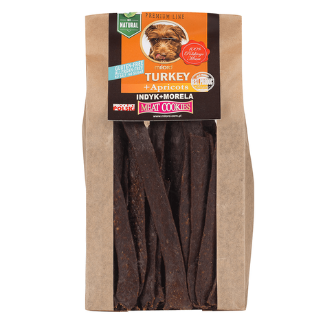 Milord Przysmak dla psa ciastka indyk z morelą 80 g