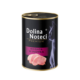 Mokra karma dla kota bogata w indyka Dolina Noteci Premium 400 g