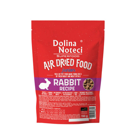 Dolina Noteci Superfood danie z królika Junior karma suszona dla psa 150 g