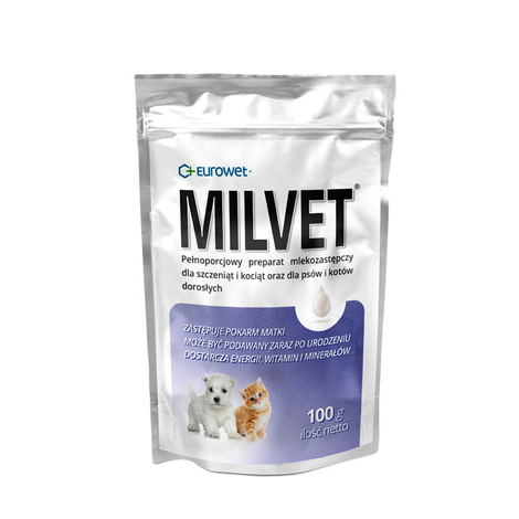 MILVET preparat witaminowy mlekozastępczy 100g