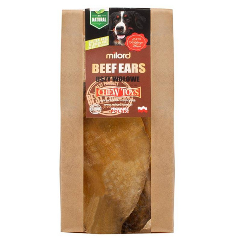 Milord Przysmaki dla psa uszy wołowe 2 szt.