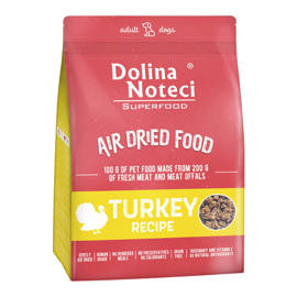 Dolina Noteci Superfood danie z indyka karma suszona dla psa 1 kg