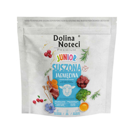 Karma suszona dla psa Dolina Noteci Premium junior jagnięcina 1 kg