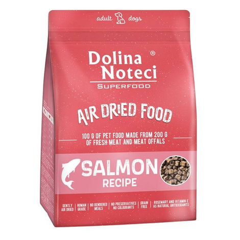 Dolina Noteci Superfood  danie z łososia karma suszona dla psa 1 kg