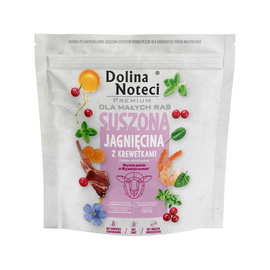 Karma suszona dla psa Dolina Noteci Premium dla dorosłych psów małych ras – jagnięcina z krewetkami 1 kg