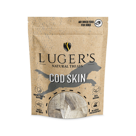 Luger's Natural Treats Przysmak dla psa skóra dorsza 30 g