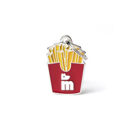 Zawieszka Adresówka Identyfikator z grawerem dla psa i kota frytki