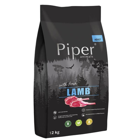 Karma sucha dla psa Piper Animals z jagnięciną 12 kg