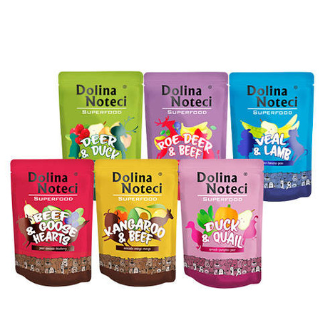 Mokra karma dla psa Dolina Noteci Superfood mix 12 x 300 g