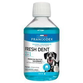 Płyn do higieny jamy ustnej dla psów i kotów Francodex PL Fresh dent 250 ml