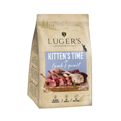 Luger’s Kitten's Time karma suszona dla kociąt z jagnięciną i przepiórka 500 g