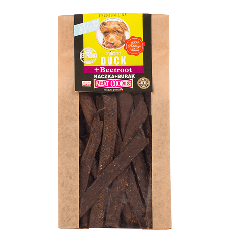 Milord Przysmak dla psa kaczka z burakiem 80 g