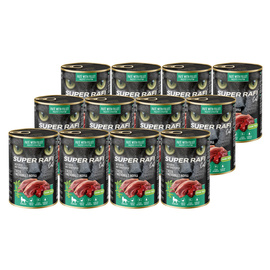 Karma mokra dla kotów sterylizowanych Super Rafi Cat z gęsią i wątróbką z indyka 12 x 400 g