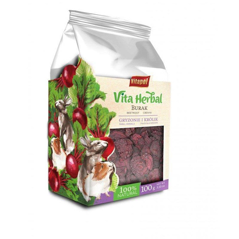 Przysmak dla gryzoni Vitapol Herbal burak, 100g