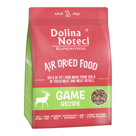 Dolina Noteci Superfood danie z dziczyzny karma suszona dla psa 1 kg