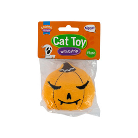 Cooper & Pals Dynia Halloween Zabawka szeleszcząca z kocimiętką dla kota 8 cm