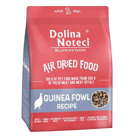 Dolina Noteci Superfood danie z perliczki karma suszona dla psa 1 kg