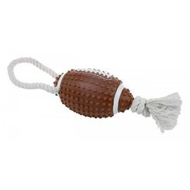 Zolux Zabawka dla psa piłka rugby ze sznurkiem