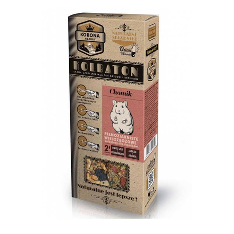 Certech Korona Natury Kolbaton dla chomika goja i rumianek, jabłko i aronia 2 szt.