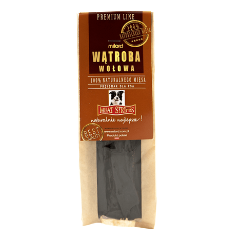 Milord Przysmak dla psa wątroba wołowa 80 g