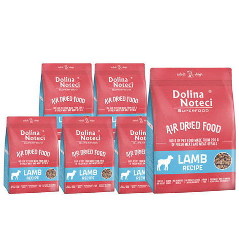 Dolina Noteci Superfood danie z jagnięciny karma suszona dla psa 6 x 1 kg