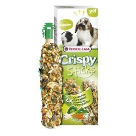 2 kolby warzywne dla królików i kawii domowych Versele Laga Crispy Sticks Rabbits-Guinea Pigs Vegetables 110g