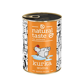 Mokra karma dla psa Natural Taste Kurka Wodna – danie z kurczaka 400 g