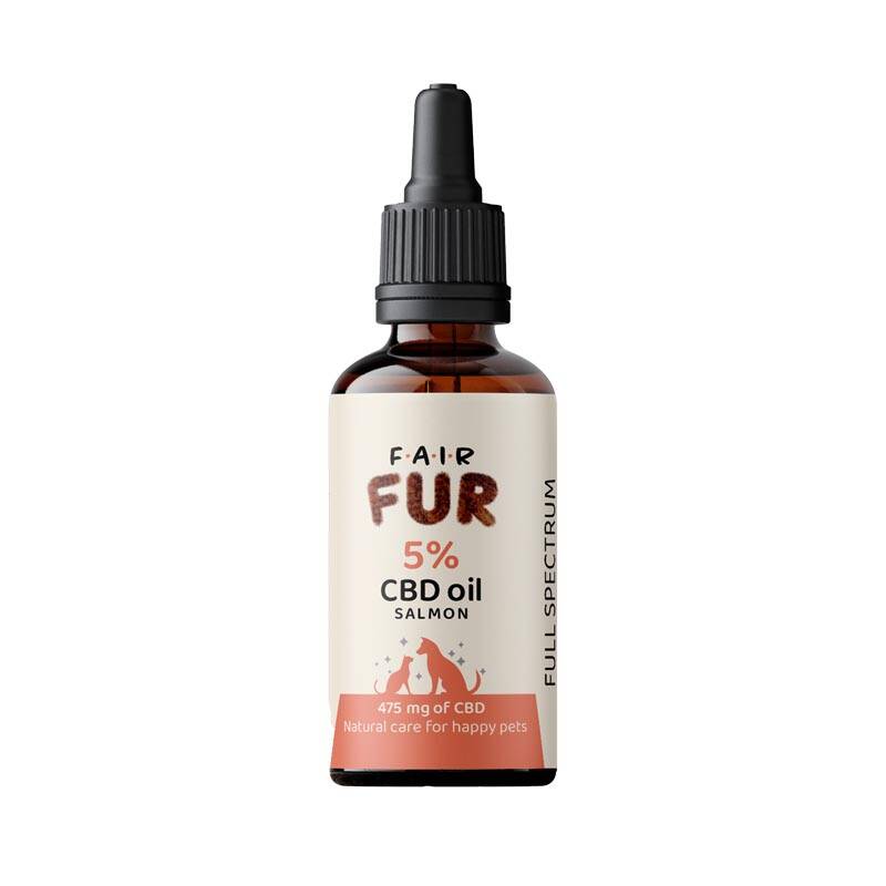 CBD Oil Pet Salmone 5% 10ml