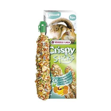 2 kolby owoce egzotyczne dla chomików i wiewiórek Versele Laga Crispy Sticks Hamsters-Squirrels Exotic Fruit 110g