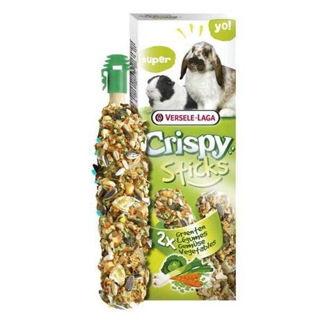 2 kolby warzywne dla królików i kawii domowych Versele Laga Crispy Sticks Rabbits-Guinea Pigs Vegetables 110g