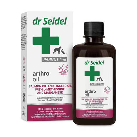 Dr Seidel Arthro Oil Preparat na stawy dla psa i kota 250 ml 