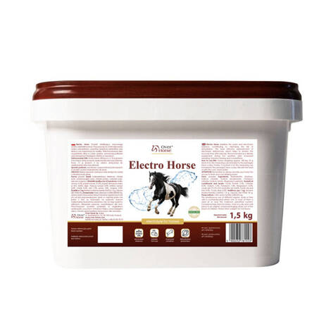 Over Horse Electro Horse Rozpuszczalne elektrolity w proszku suplement dla koni 1,5 kg