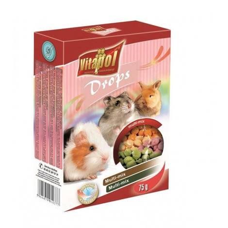 Vitapol Dropsy Mix Przekąski dla gryzoni 75 g